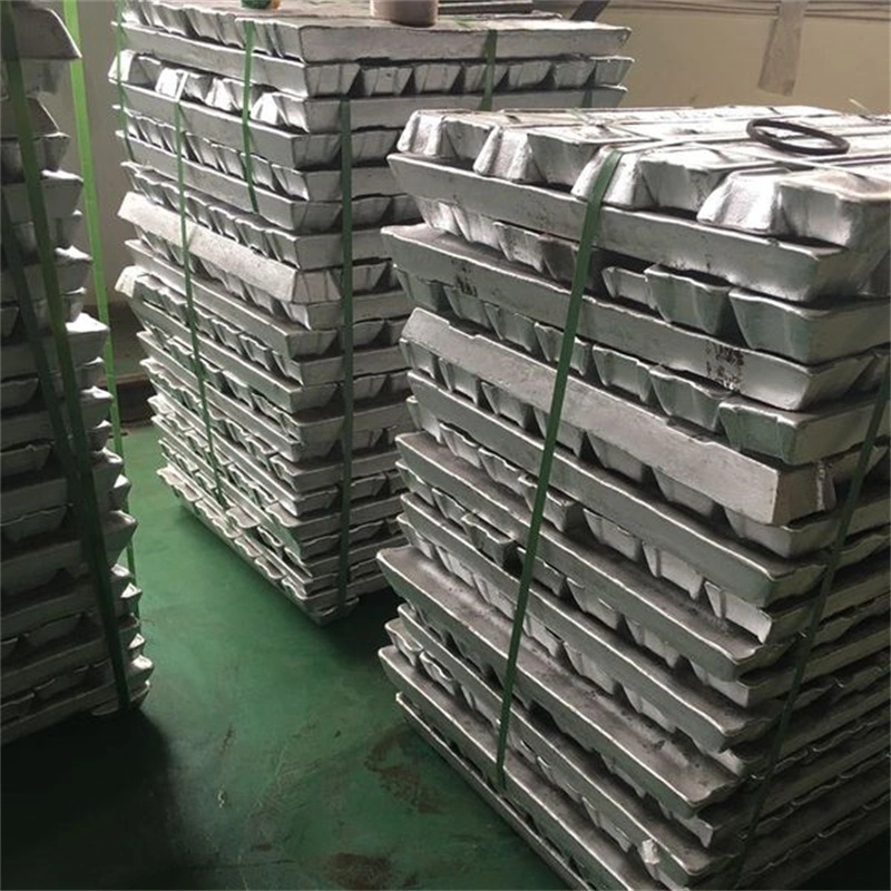 Top Quality/ High Purity 99.9% 99.8% 99.7% Lead Aluminium/Aluminum Alloy /Zinc /Metal/Zinc/Tin Alloy Ingot From Manufacturer Aluminum Billet A7 A8 A9 Ingots