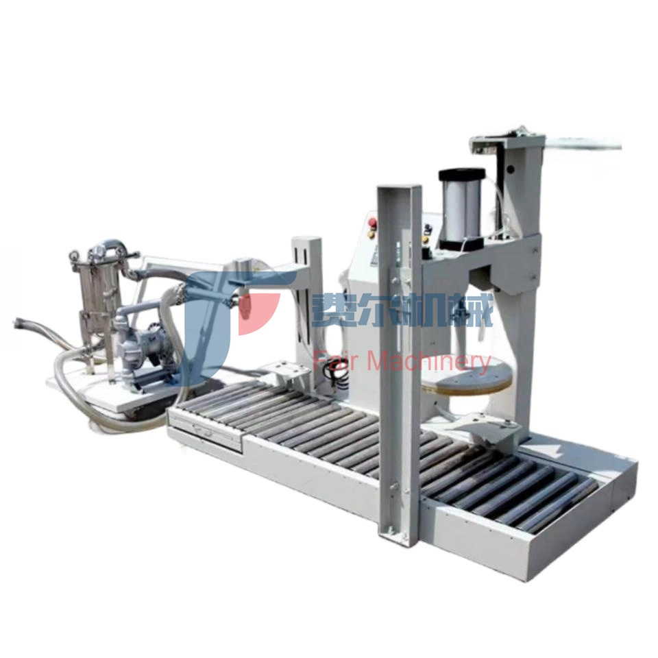 Filling Machinery Cheap Price of 5-~20 Liters Lubriacnt Oil/Chemical Liquid Fill Semi-Automatic Weighing Filling Machine