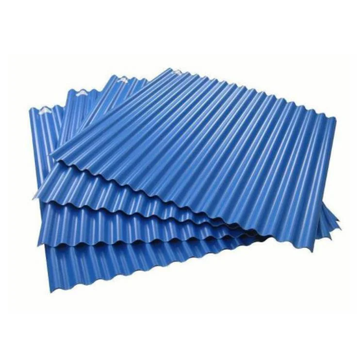 Liange 0.5mm Thickness Factory Supply Quality PPGI Prefab House Ral Color Coated Zinc Galvanized Corrugated Steel Sheets Roofing Tile