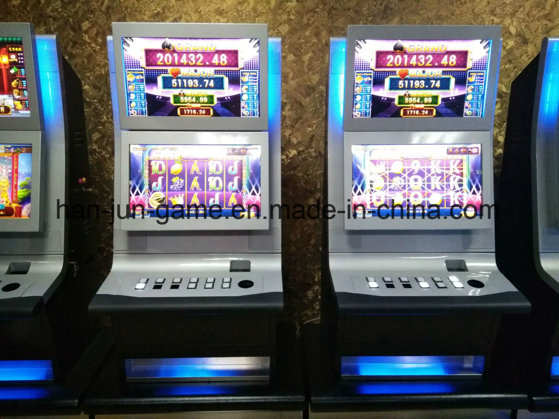 Luxury Crazy Fruit Slot Game Electronic Video Arcade Game Machines with Jackpot for Sale