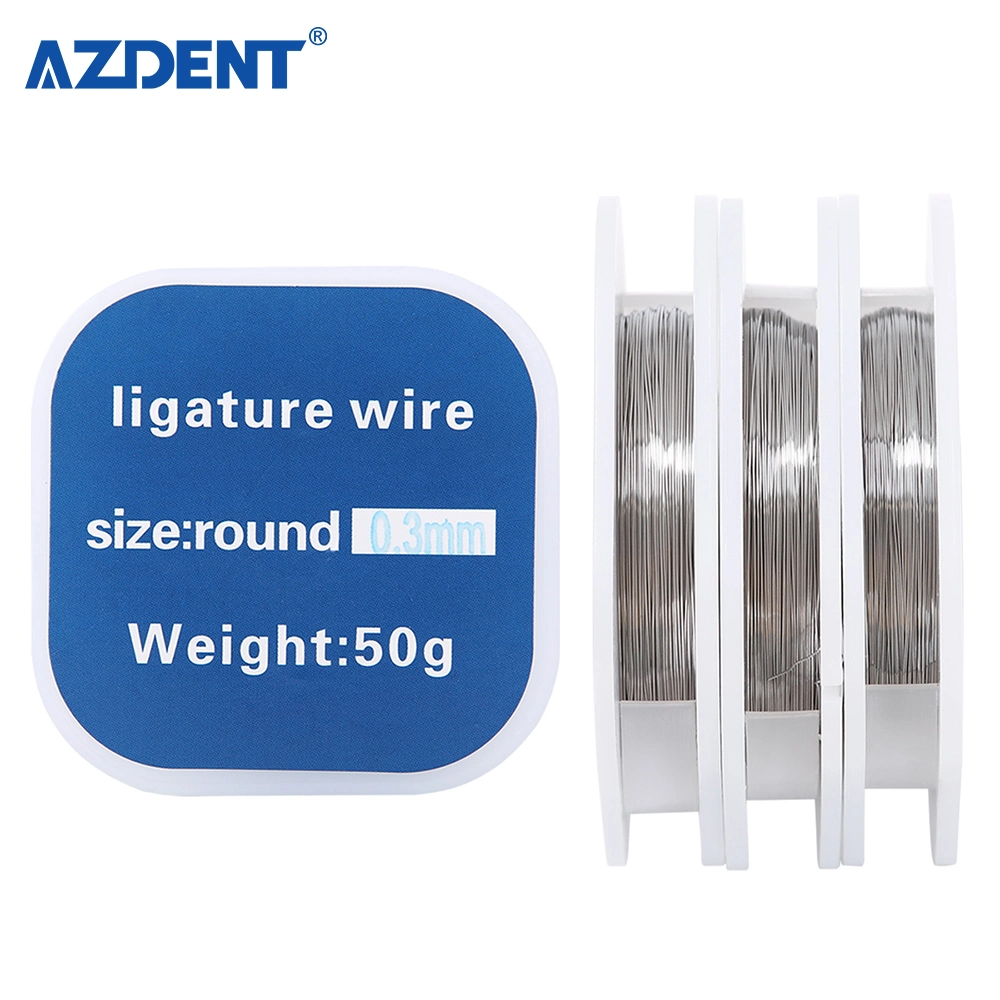 High quality/High cost performance  Dental Orthodontic Ligature Arch Wire Stainless Steel Round 0.2/0.25/0.3mm