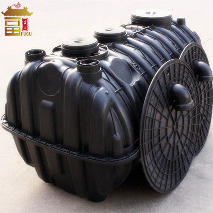 Small Size Family Used Three Chamber Septic Tank for Toilet Water Treatment