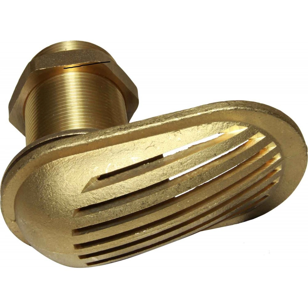 Factory Customized High quality/High cost performance  1/2" Brass Sea Cock Water Straine