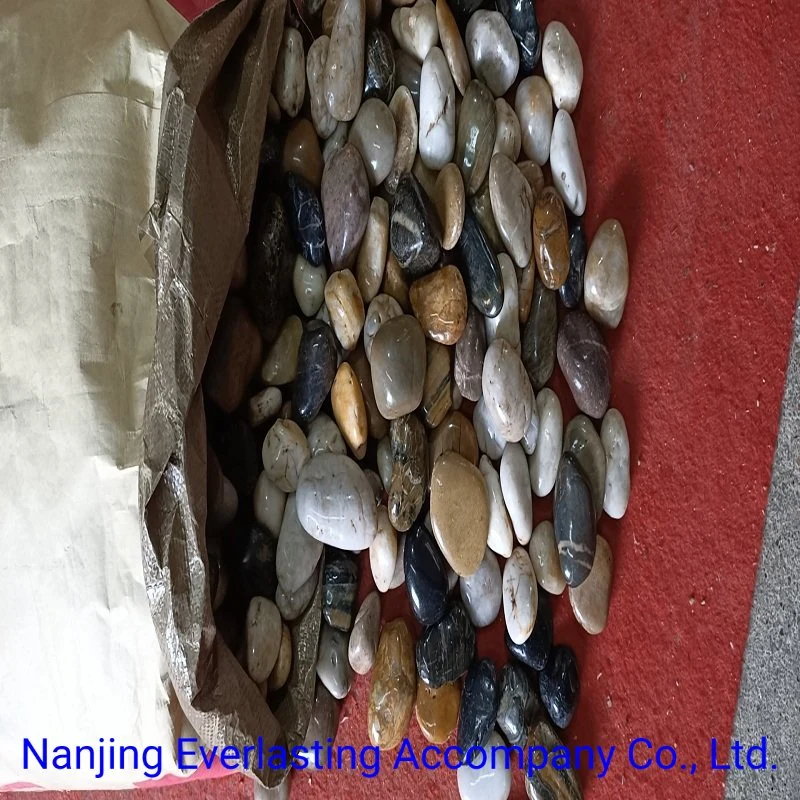 Natural Mix Color River Rock China Polished Stone Pebbles