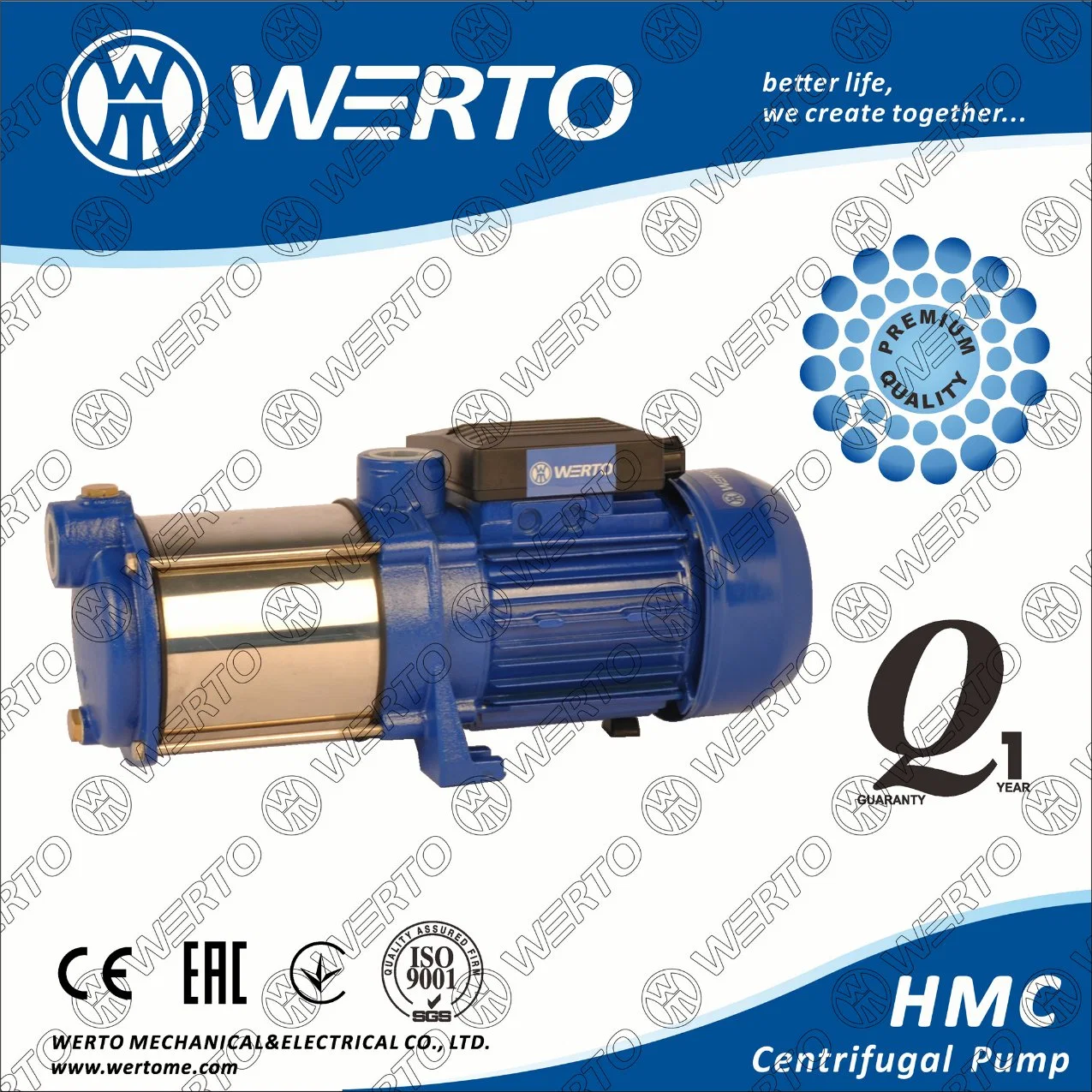 Stainless Steel Horizontal Multistage Centrifugal Water Pump