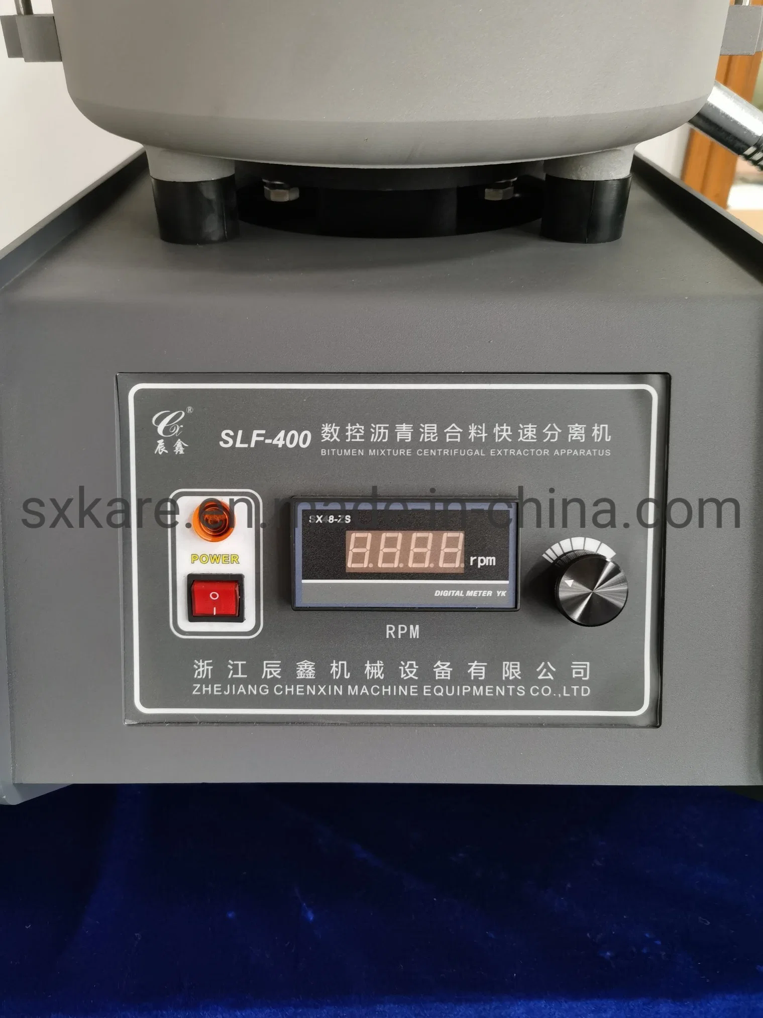 Misturas betuminosas Extractor centrífugo do equipamento de teste com o medidor Rmp (SLF-400)