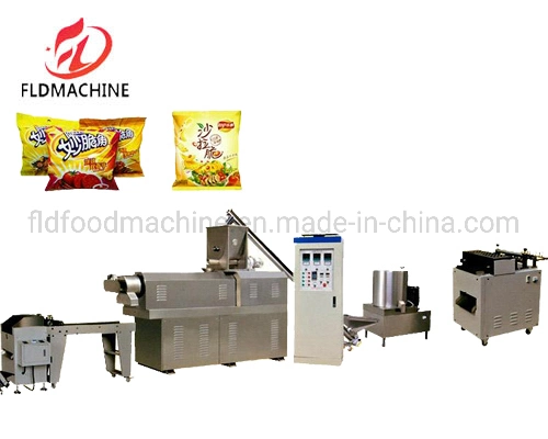 Bugles Corn Chips Making Machine Frying Chips Bugle Snacks Processing Factory Seller