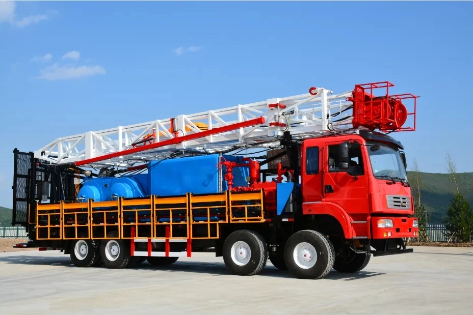 API Xj250 Truck-Mounted Mobile Oilfield Rigs Oil Drilling Rig for Oil Rigs Workover