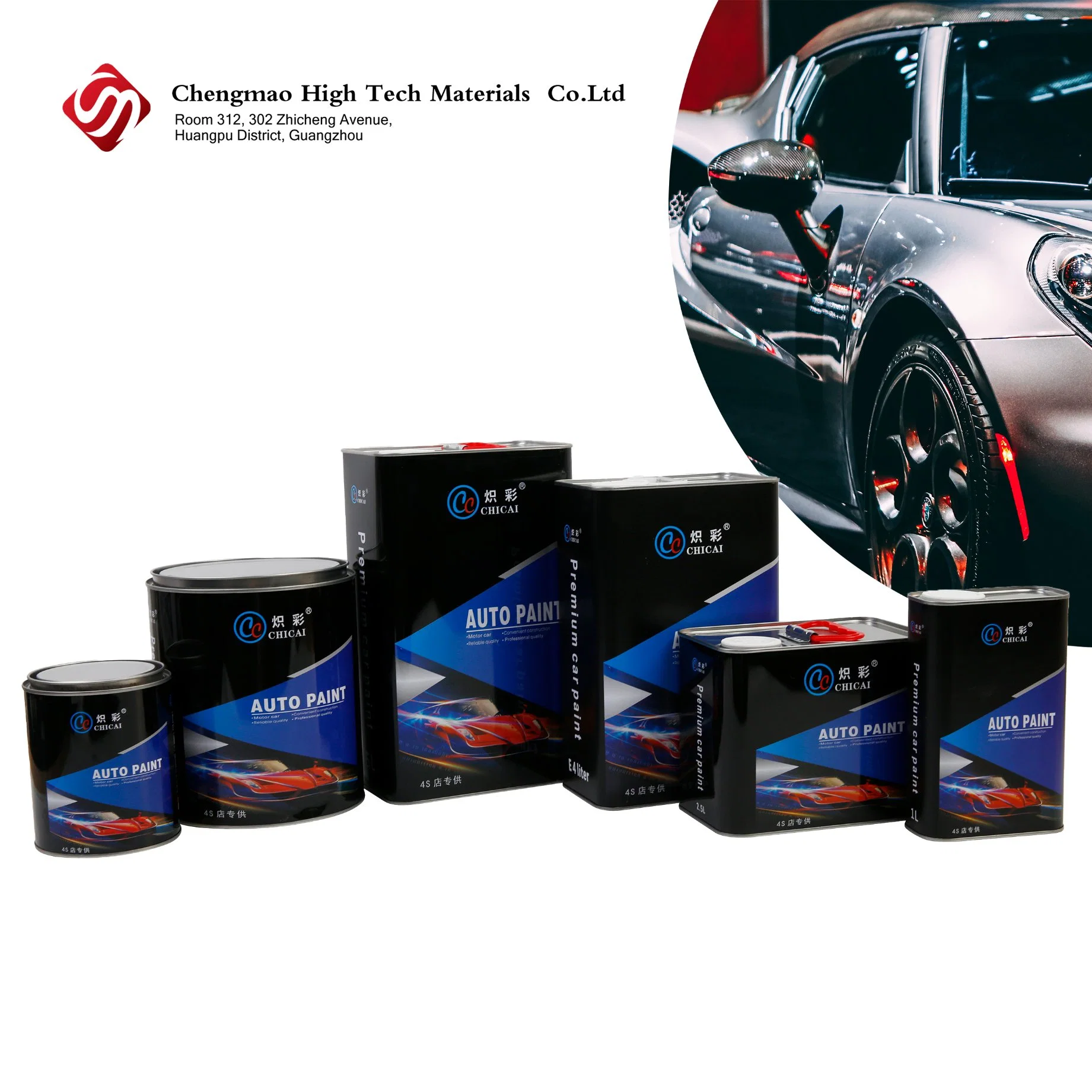 Factory Direct Supply Hot Selling Car Color Paint for Car Body Shops Car Paint