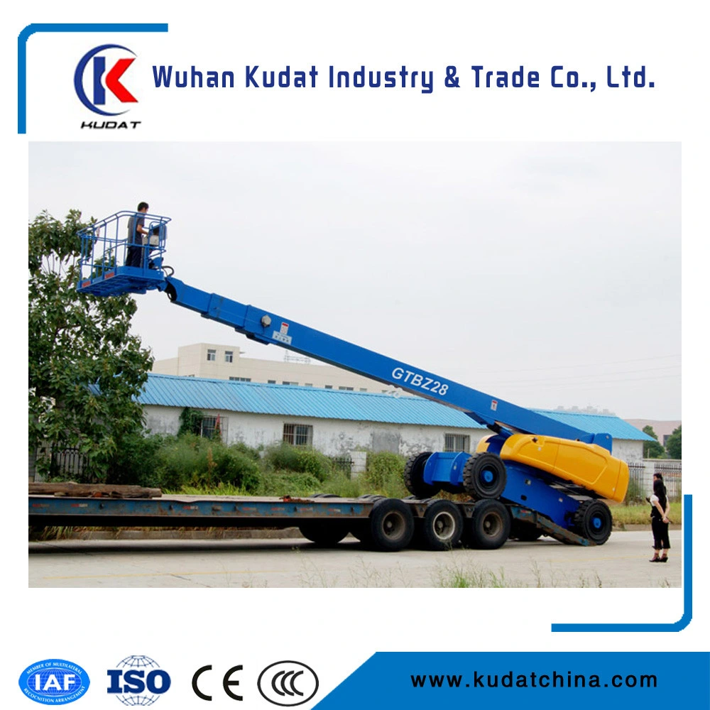 58m Hydraulic Telescopic Boom Lift for High Building Working