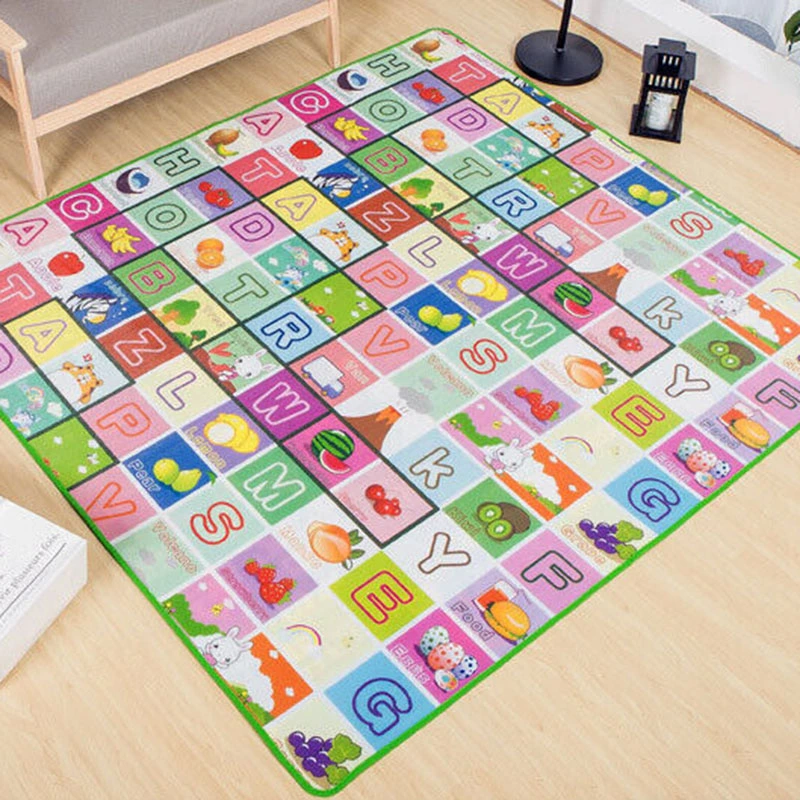 Kids Rug Carpet Playmat Extra Large Children's Educational, Road Traffic System Multi Color Activity