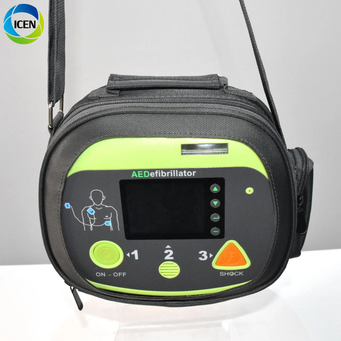 In-C025p Tragbarer LCD-Bildschirm des Herzmonitors Herzmonitor AED Defibrillator