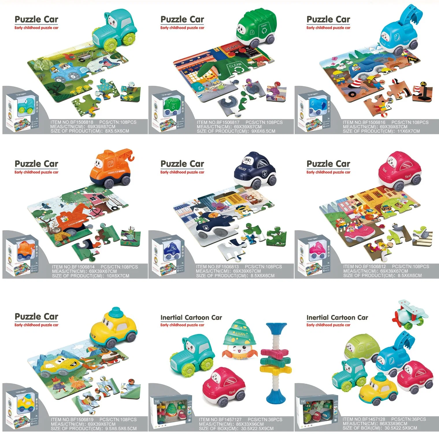 Todos os brinquedos aqui! Catálogo Crianças brinquedos educacionais plástico DIY plástico Atacado Gift Baby RC carro Intellectual Educational brinquedos