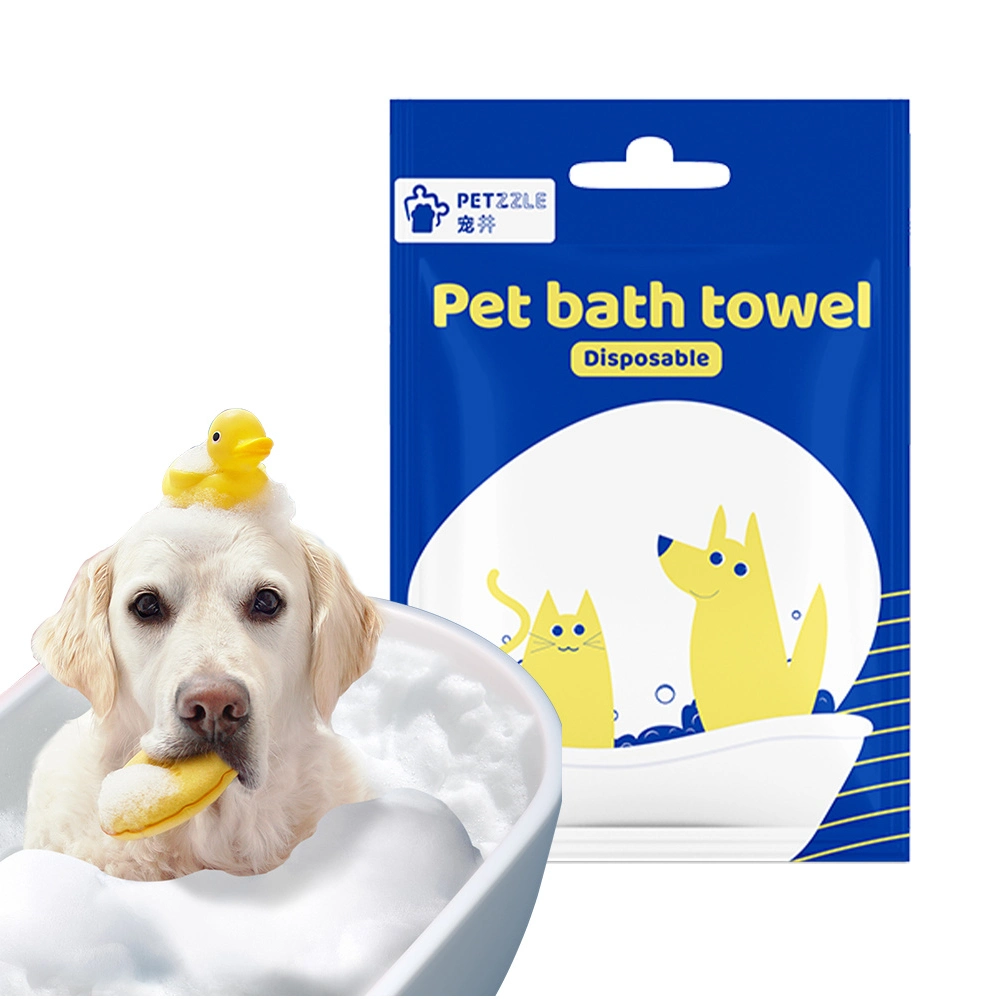 Pet Products Cotton Soft Towel Pet Disposable Bath Towel