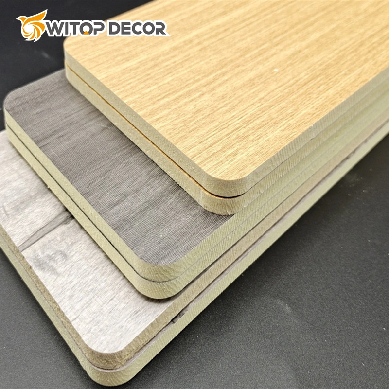 Hogar Comercial impermeable Fireguable WPC Panel de pared Bambú Carbón de leña Limpiar tablero blanco para panel de revestimiento