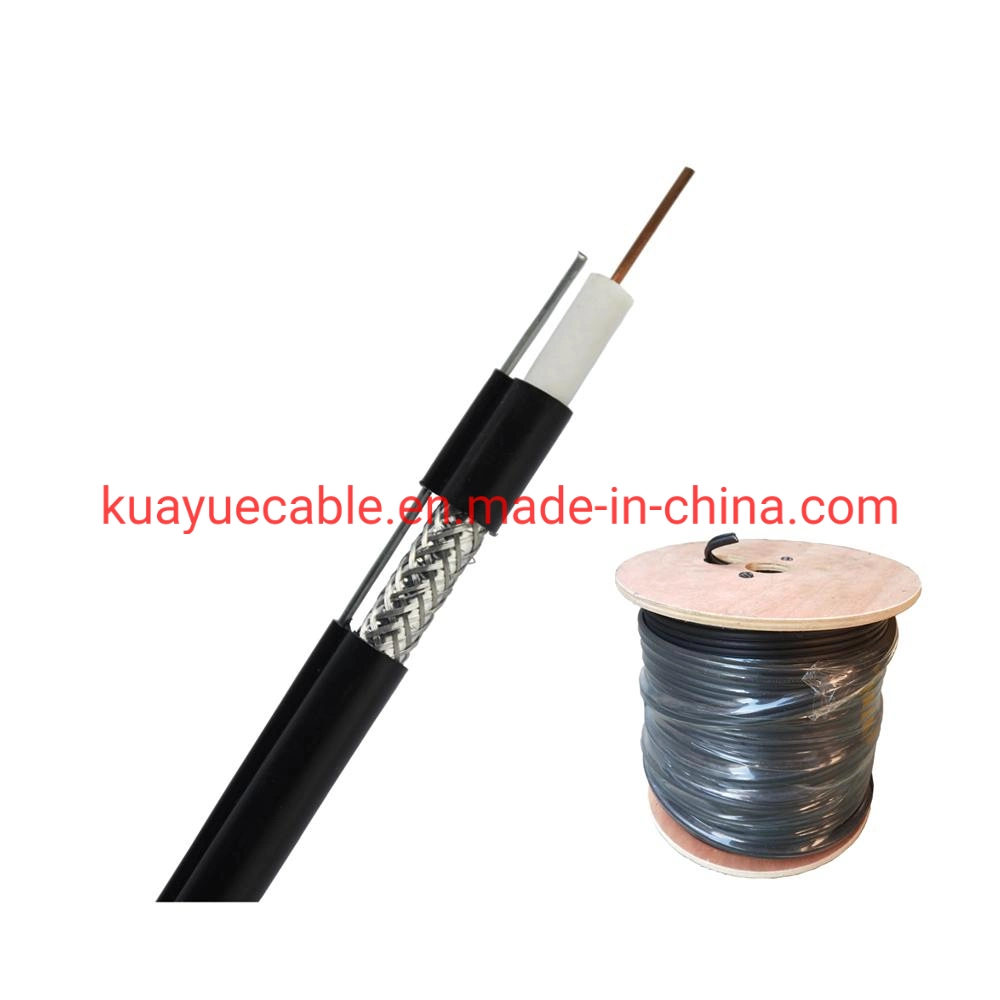 Rg11 Coaxial Cable+Steel Wire High quality/High cost performance  Communication Coaxial Cable Customization