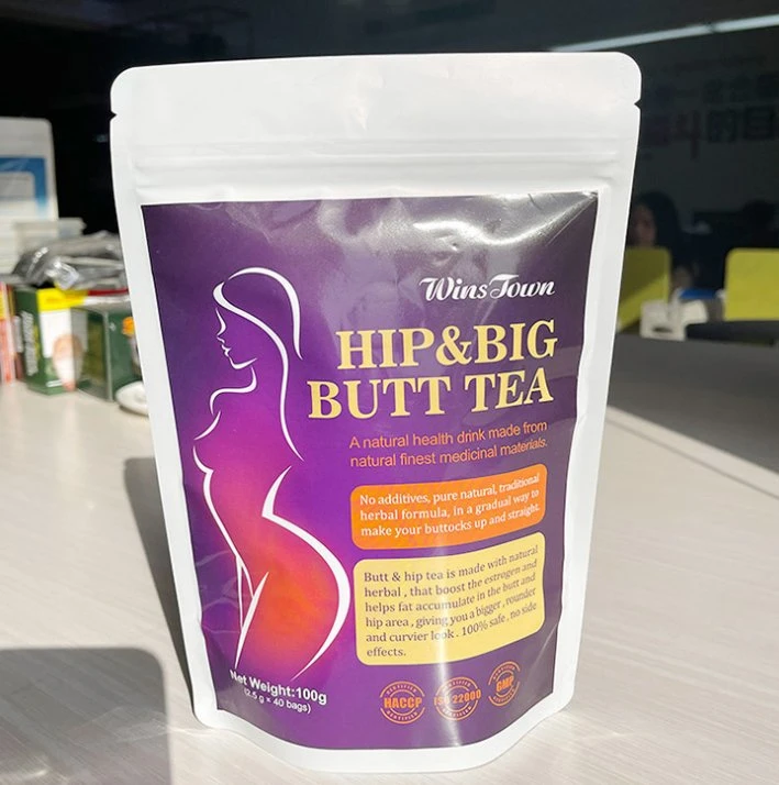 Diseño libre de etiqueta privada de la cadera de hierbas naturales de la mejora de la elevación Butt té reafirmante