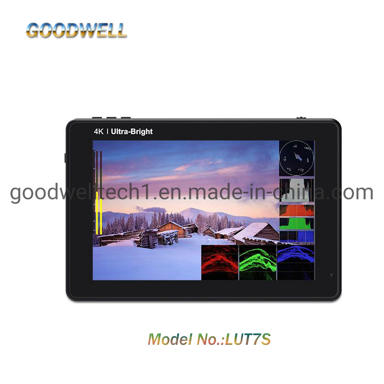 7 Panel IPS LCD TFT Lut 3D 3G con pantalla táctil de entrada y salida SDI