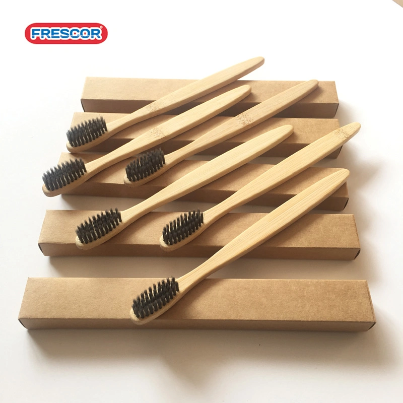 OEM Wholesale/Supplier Travel Natural Eco Bamboo Toothbrush Set Cheap Disposable Biodegradable Hotel Bamboo Products