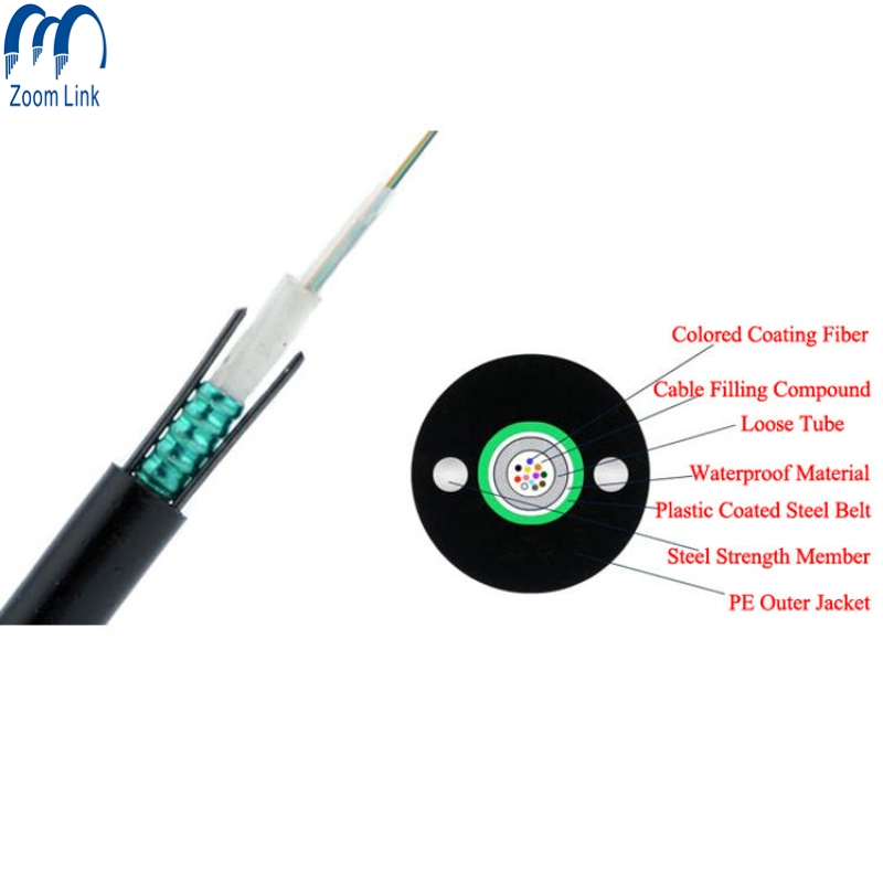 GYXTW 2 4 6 8 12 Core Outdoor Fiber Optical Cable