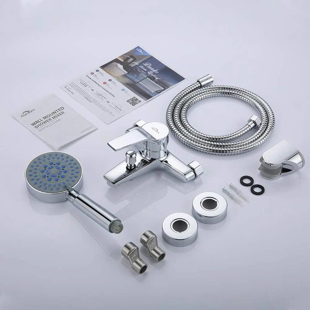 New Style Brass China Sanitaryware Shower Faucet Set Wholesale/Supplier Bathtub Mixer with Shower Head