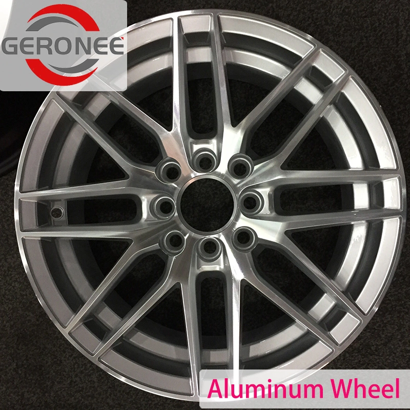 New Design Flow Formed Forming Alloy Wheels Aluminium Magnesium Rim Black 15*6.5 15X6.5 Et 30 Multi Spokes PCD 8*100*114.3 CB 67.1