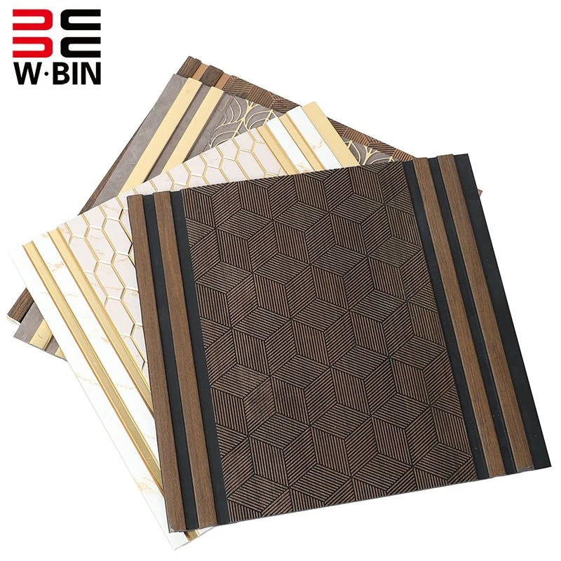 Wangbin 2023 30 Cm PS Wall Panel Wall Cladding Charcoal Louver