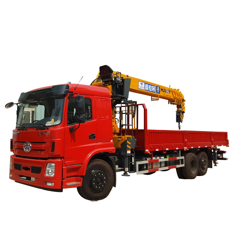 China Made 12 Ton Hydraulic Truck Crane Mounted Lifting