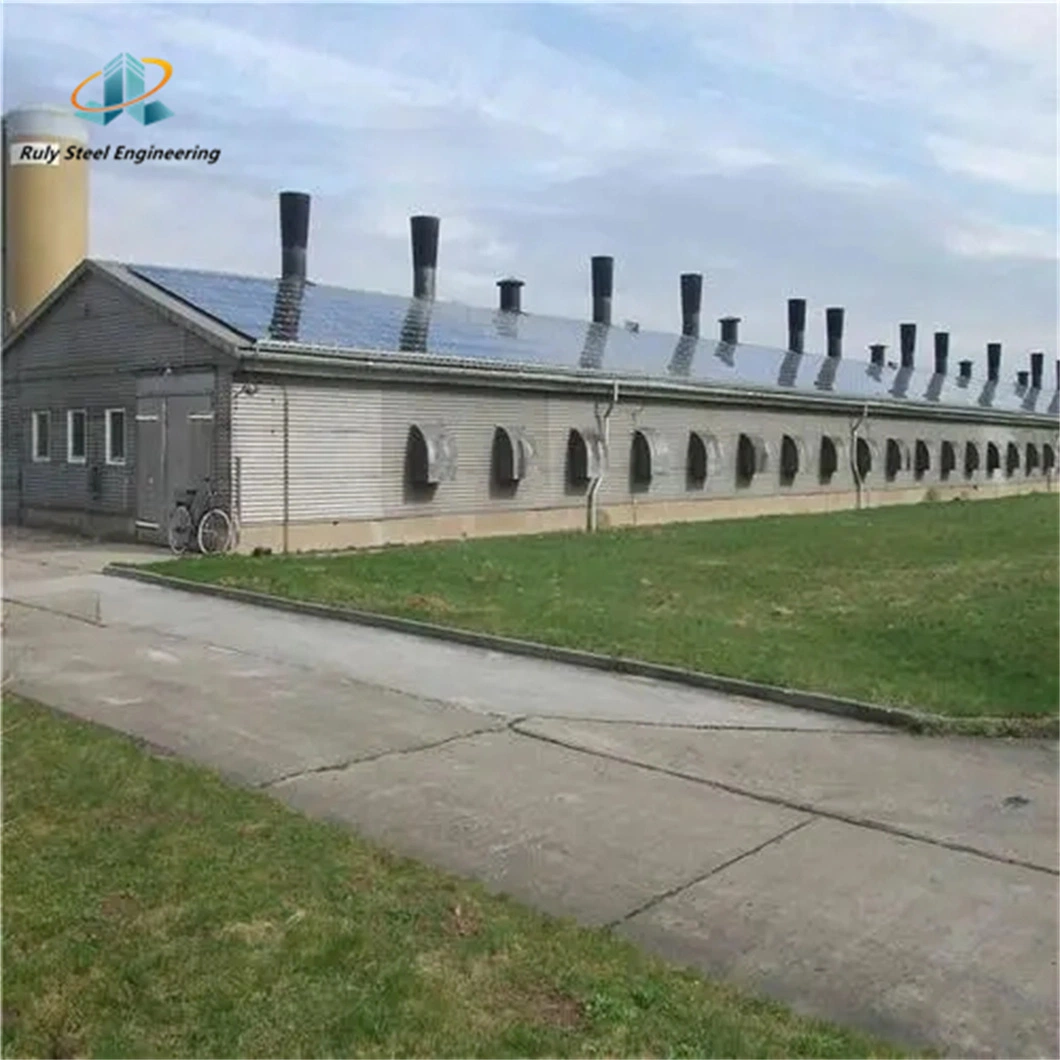 SGS Hot DIP Galvanized Stable Prefabricated Steel Warehouse