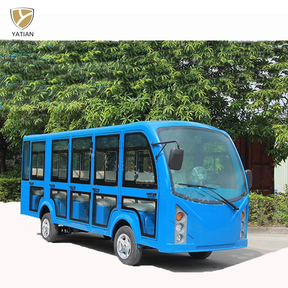 Classic Electric Low Speed Sightseeing Car Shutter Bus on Sale