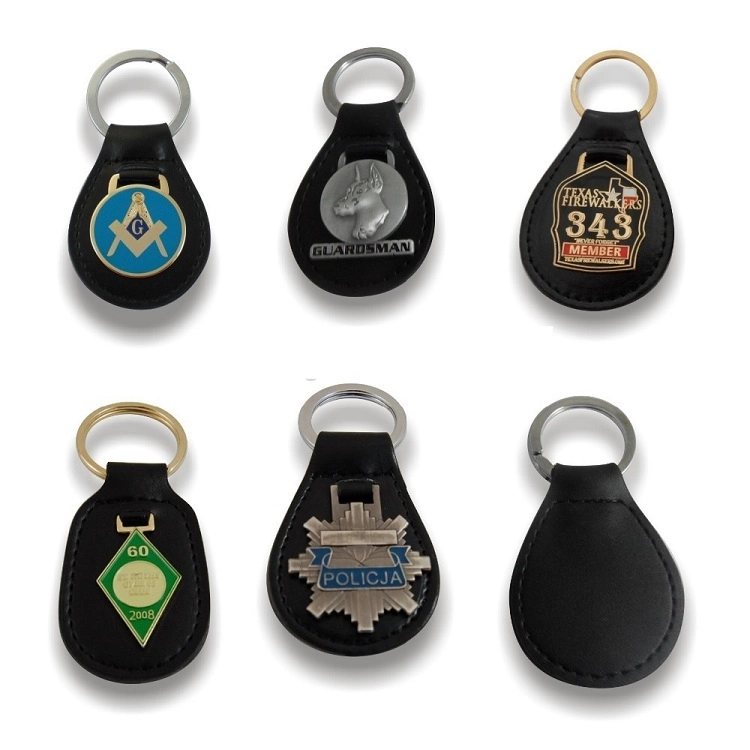 New Arrival Bus Car Logo Squishy Keychain with Leather Strap Split Ring with 4 Die Cast Design Blank Leather Keychain Self Defense Cat Talking Factory Key Ring