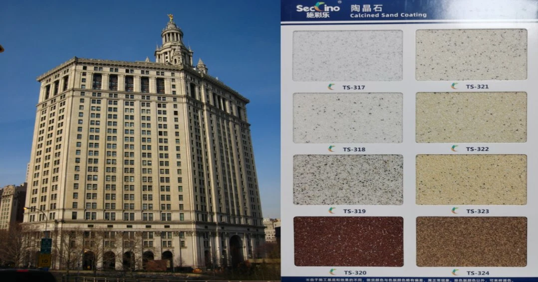 Hot Sales Natural Stone Coating Calcined Sand Paint Exterior Wall