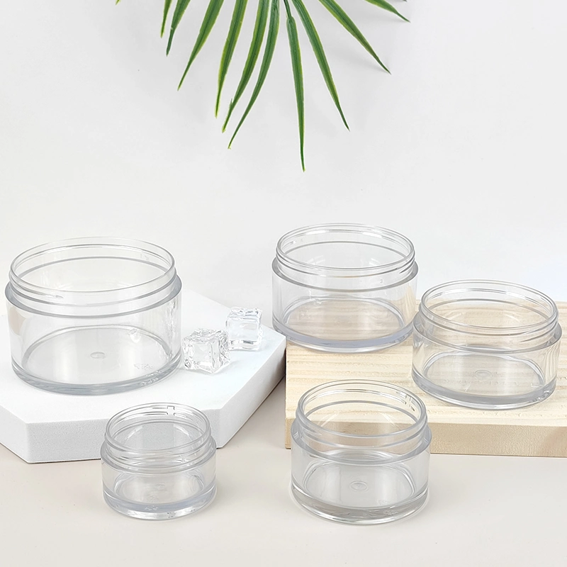 Customized Eco Friendly Cosmetic Liquid Container Cosmetic Face Cream Container Jar Plastic Travel Cosmetic Set