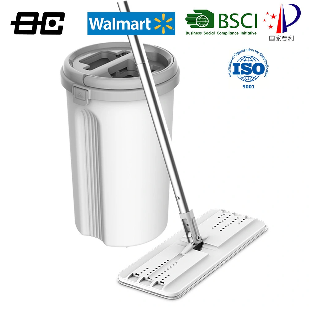 Easy Flat Mop Bucket Mop Kitchen Products Cleaning Cloth Bucket Mop Floor Mop Magic Mop Microfiber Mop Clean Tool