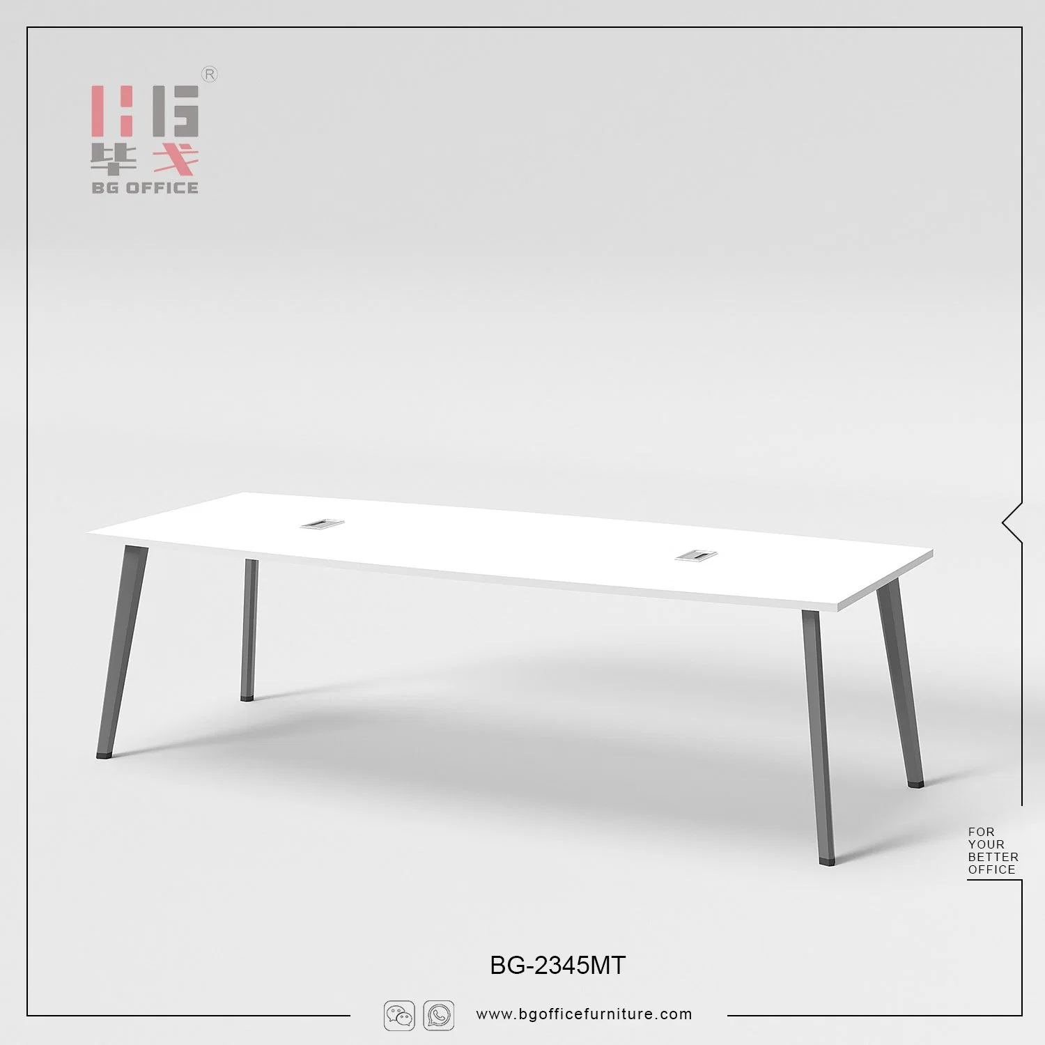 Оптовые переговоры длинные стальные ноги Meeting Table Custom сидения Conference Таблица