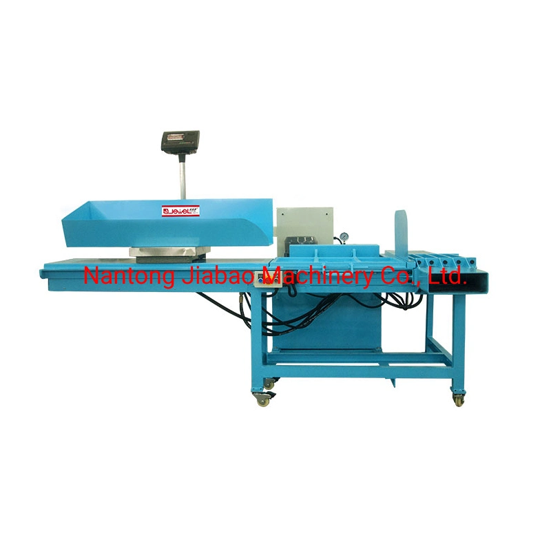 Horizontal Hydraulic Fiber Press Bagging Machine with Scale