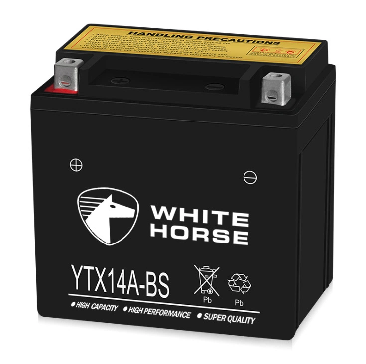 14ah Bottom Price Japan Quality Rechargeable Sealed Motorcycle Battery