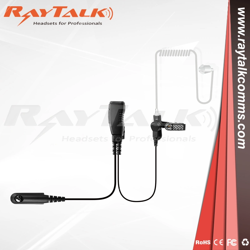 Acoustic Tube Earpiece with Ptt Microphone for Tc-320 Radio