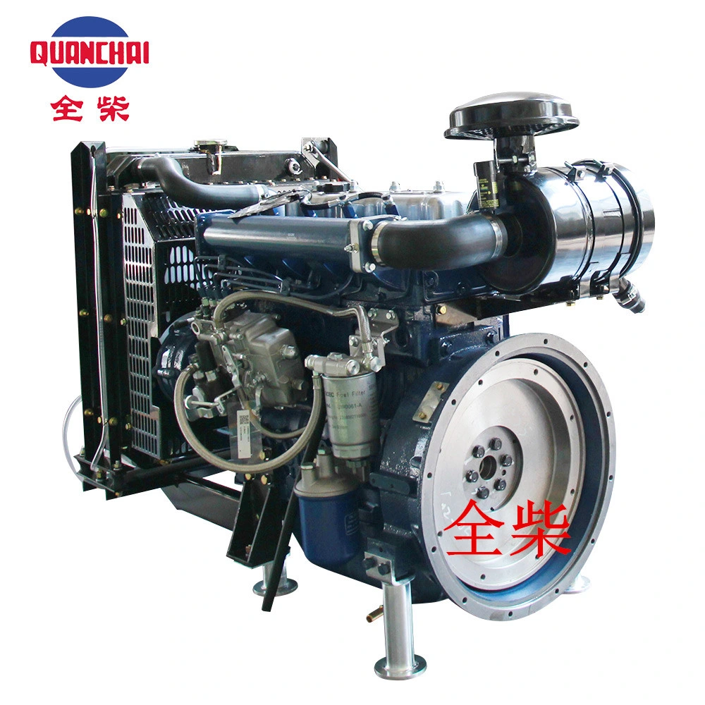 Water Cooling Quanchai Brand 58HP 3000rpm 42kw Water Fire Pump Diesel Motor Engine QC490q