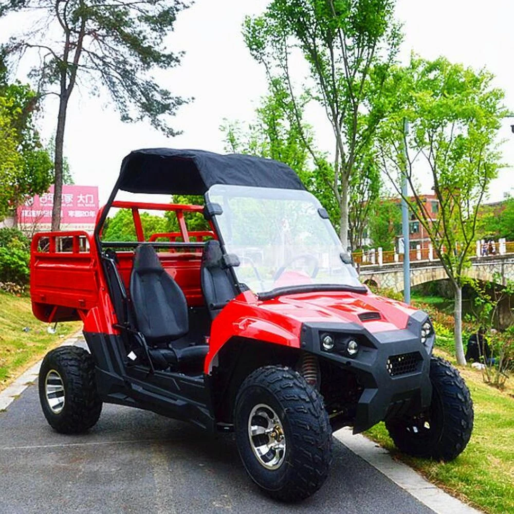 Haute qualité Puissant 3000W UTV électrique Voiture agricole électrique avec remorque de caisse de chargement 2000W 3000W UTV agricole à vendre.