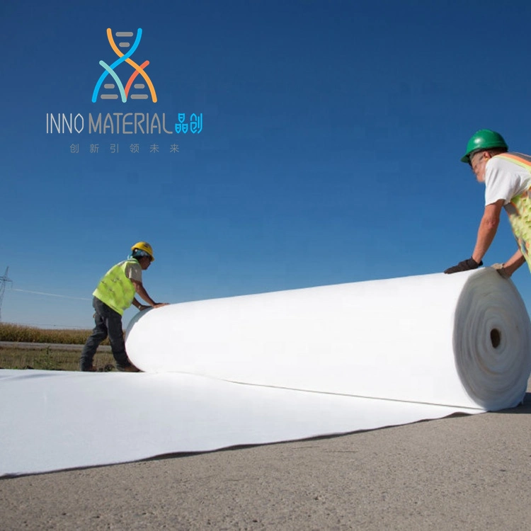 Roads &amp; Railways Airports Project Woven Goetextile Geomembrane Fabric Composite Geotextile