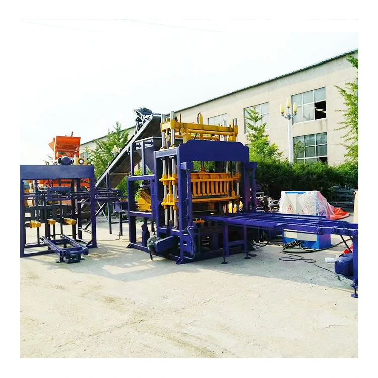 Qt15 New Fully Automatic Concrete Block Making Machine Construction Machinery