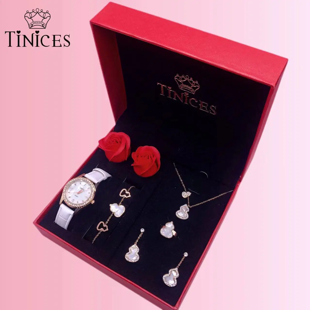 Non-Fading Ipg Watch Jewelry, High Quality Jewelry Watch Gift Box Set