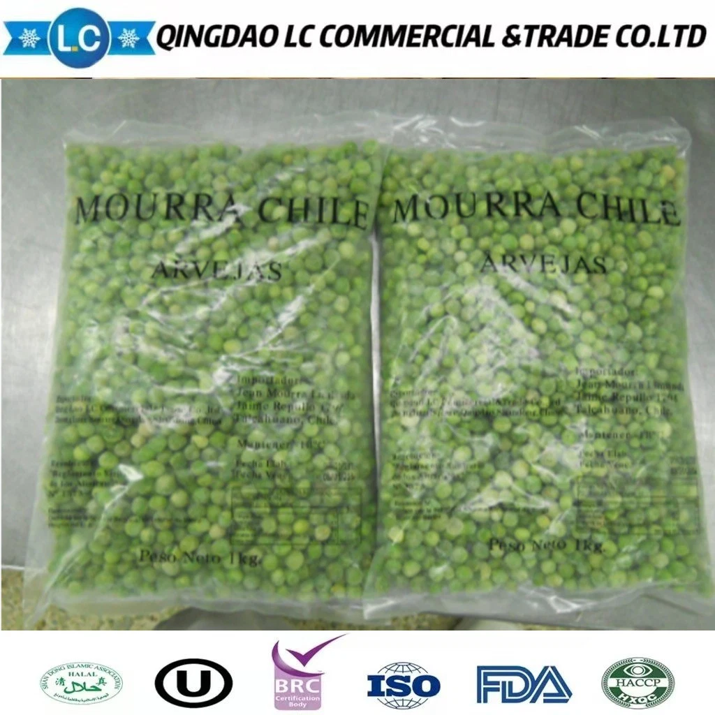 Low Price Frozen Vegetable Bulk IQF Frozen Green Peas