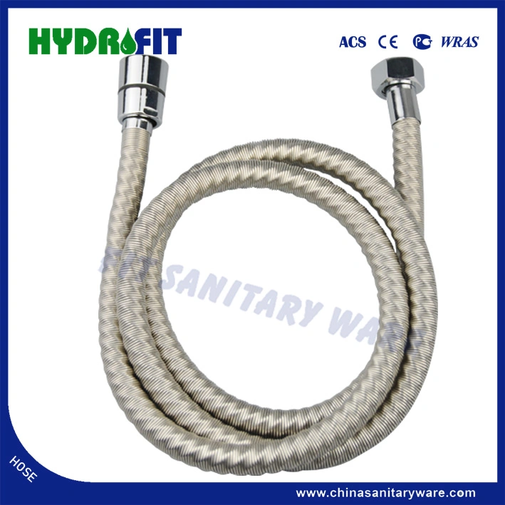 Hot Sale Reinforced Threaded Spiral PVC Flexible Hose Shower Hose (HY6021)