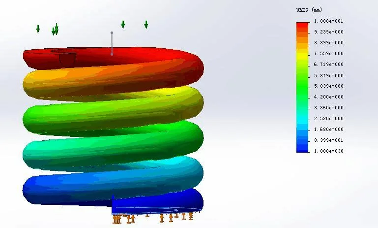 Réduction des vibrations des trains à grande vitesse Emu Ressort en acier spécial