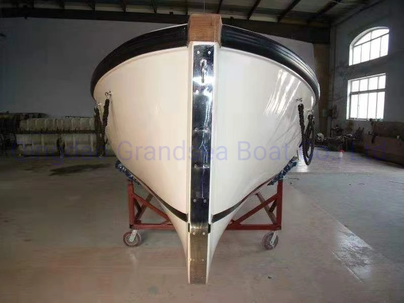 Chinese 7.8m Fibreglass Motor Water Taxi Fishing Boat for Sale