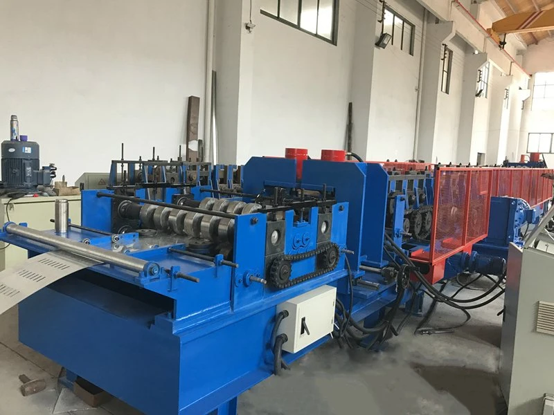 High Efficiency Wire Mesh Customized Perforated High Tech Cable Tray Production Line Machine