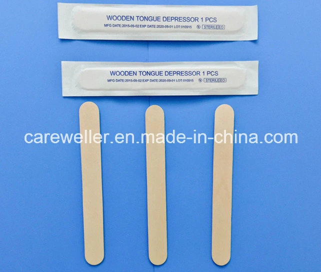 Medical Disposable Birch Wood Tongue Depressor / Wooden Tongue Depressor