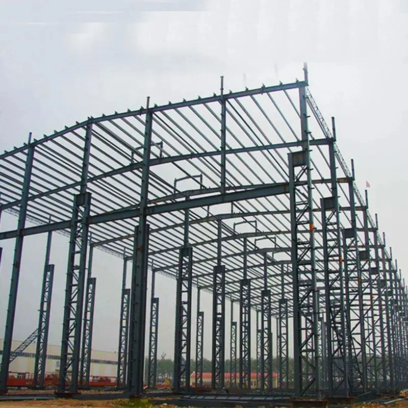 Construction d'entrepôt à structure en acier préfabriquée de poids léger avec cadre en métal